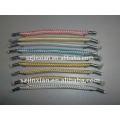 Hot selling in Europe of hand bag handle rope with transparent plastic tip